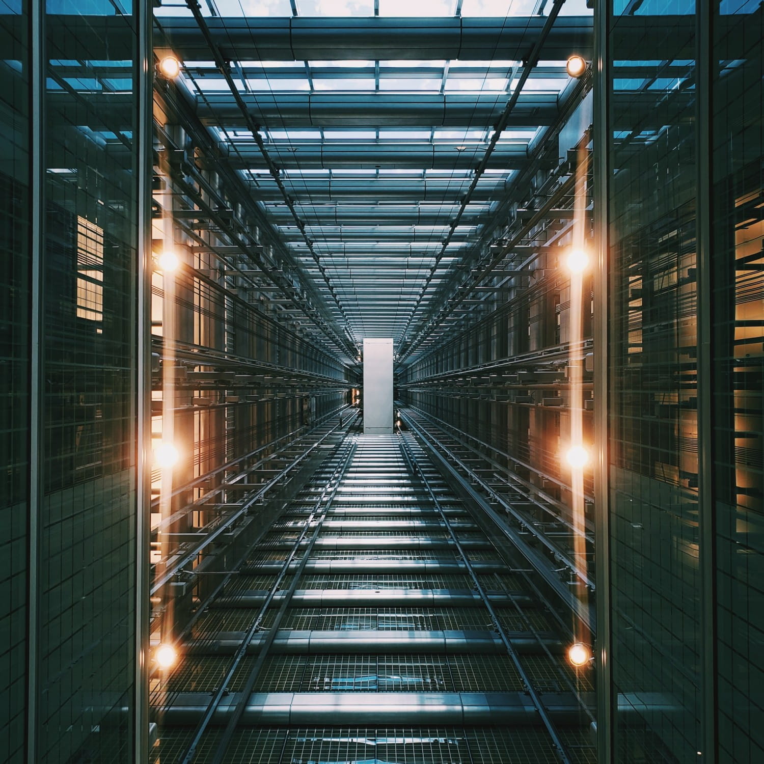 A server room with lots of hardware